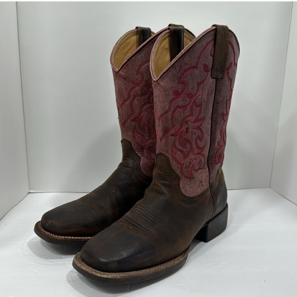 Shyanne Women's Brown and Red Western Boots
